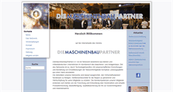 Desktop Screenshot of die-maschinenbaupartner.de